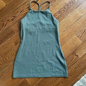 Lululemon Sage Green Halter Tank Top Size 4